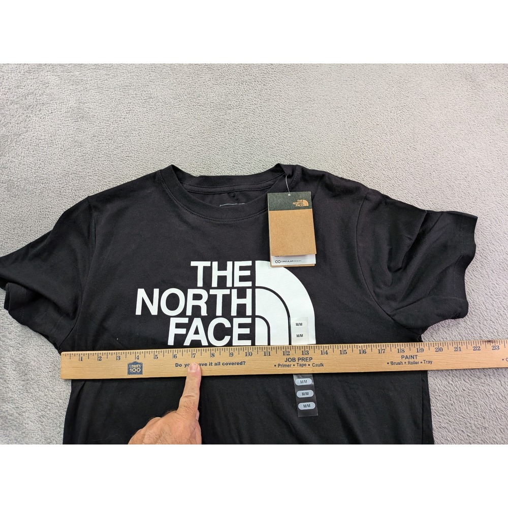 The North Face Womens Half Dome Tee Black Graphic T-Shirt NF0A822TJK3 Medium - Picture 5 of 10